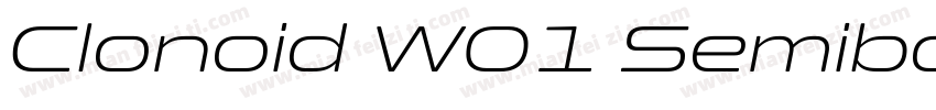 Clonoid W01 Semibold字体转换
